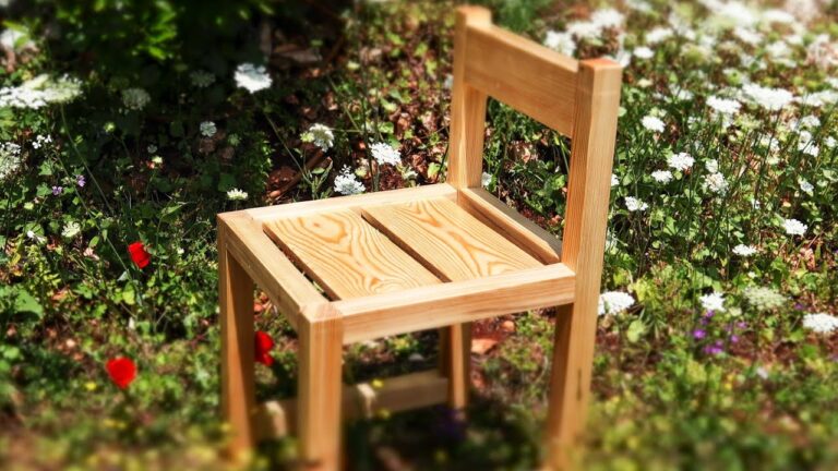 Unique Creative Curved Wooden Chair Making Project
